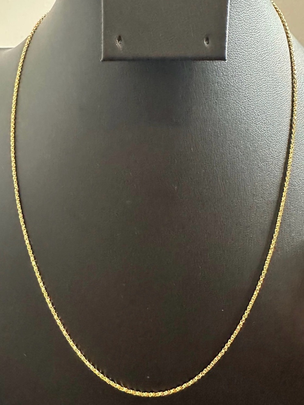 14K Solid Yellow Gold Box Chain